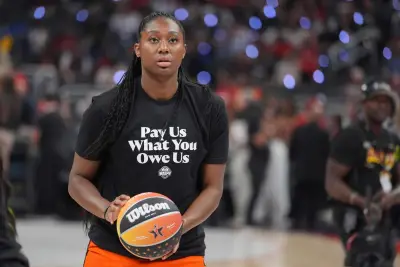 WNBA All-Stars make statement with ‘Pay us what you owe us’ shirts over CBA